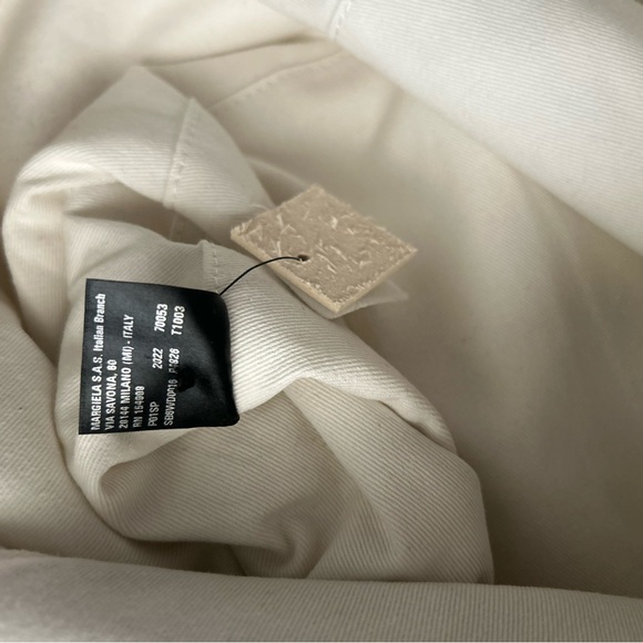 Maison Margiela MM6 Large White Tote Bag - Picture 11 of 13